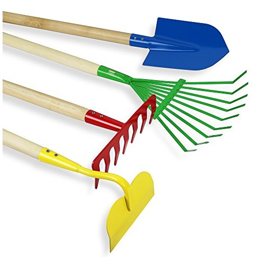 Click N Play Kids 4 Piece Big Gardening Tool Set