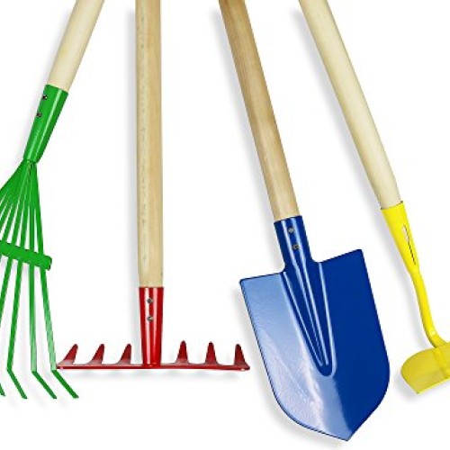 Click N Play Kids 4 Piece Big Gardening Tool Set