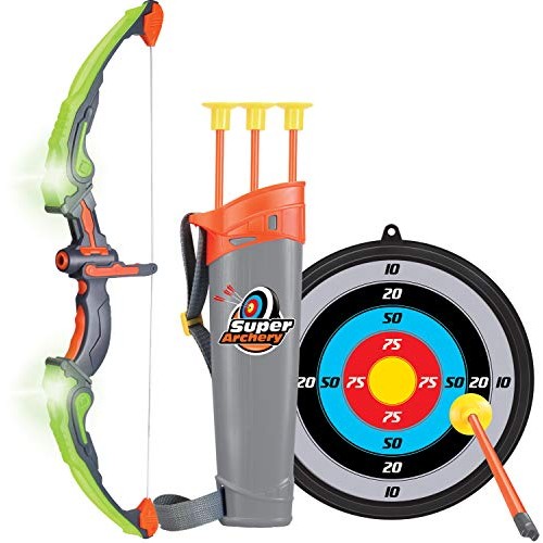 Click N Play Light Up Bow & Arrow Archery Set Outdoor Hunting Pla...