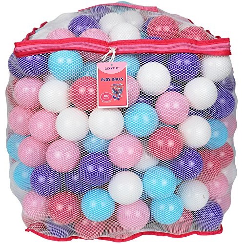 Click N Play Value Pack of 400 Crush Proof Plastic Play Balls, Ph...