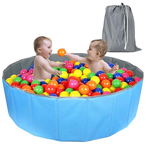 Click N Play Kids Ball Pit Foldable Play Ball Pool with Storage B...