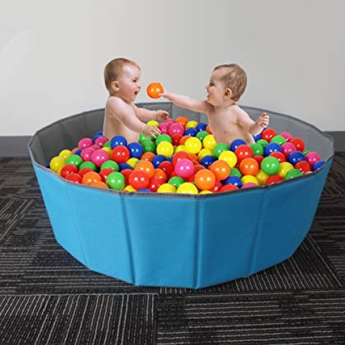 Click N Play Kids Ball Pit Foldable Play Ball Pool with Storage B...