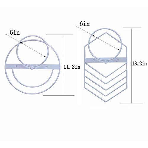 2 Pcs 6 inch Flower Pot Holder Ring Wall Mounted,Metal Flower Pot ...