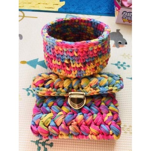 Clisil Colorful T-Shirt Yarn,Trapilho,Zpagetti Yarn,T Shirt Yarn,S...