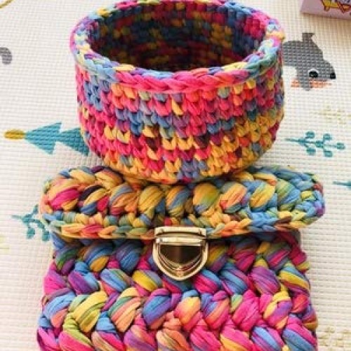 Clisil Colorful T-Shirt Yarn,Trapilho,Zpagetti Yarn,T Shirt Yarn,S...