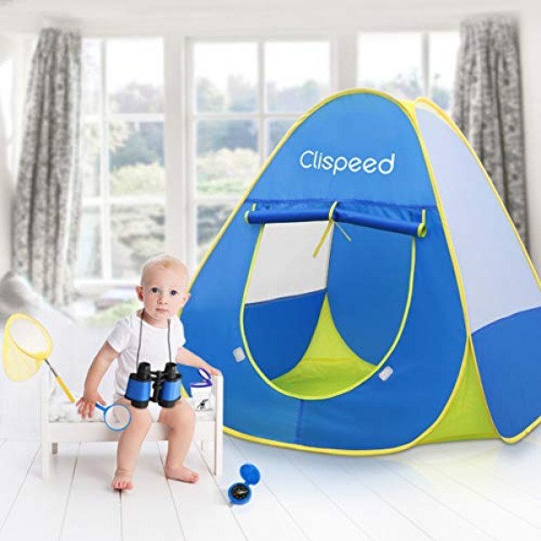 CLISPEED Kids Play Tent Camping Gear Tool Pretend Play Set for Boy...