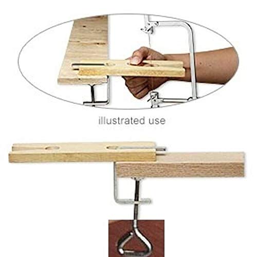 1 Wood & Steel Bench Pin 7-1/2 x 2-inch Rectangle with V-Slot & C-...