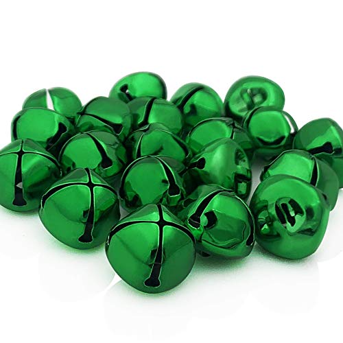 CLLOOTVE Jingle Bells 1-Inch/ 25mm Metal Craft Bells, for Holiday ...