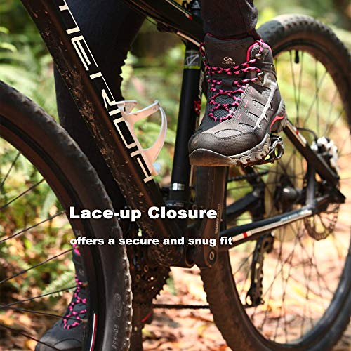 Clorts Womens Hiking Camping Boots Waterproof Breathable High-Tra...