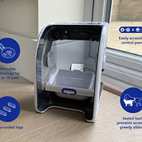 MiBowl Automatic Microchip Pet Feeder CP500