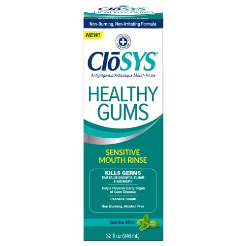 CloSYS Healthy Gums Oral Rinse Mouthwash - 32 Fl Oz
