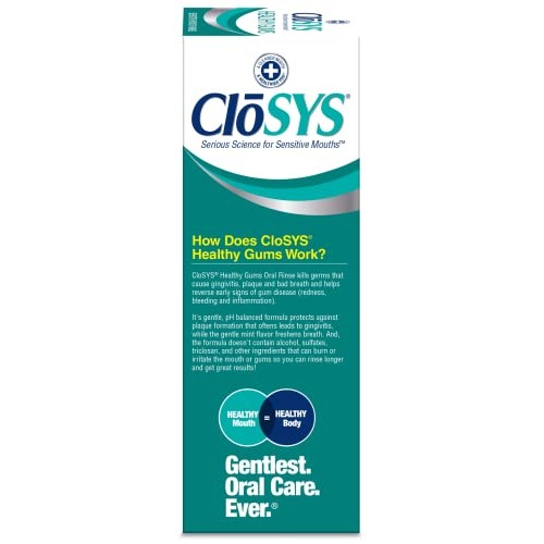 CloSYS Healthy Gums Oral Rinse Mouthwash - 32 Fl Oz