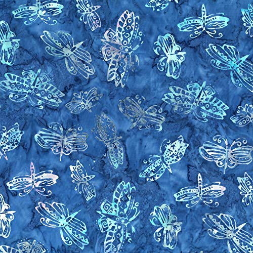 1 Yard Flying Colors Batik by Laurel Burch 100% Cotton Batik Fabri...