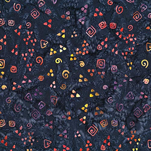 1 Yard Flying Colors Batik by Laurel Burch 100% Cotton Batik Fabri...