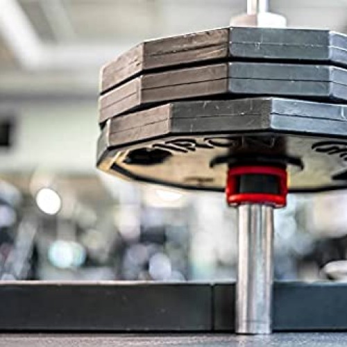 Clout Fitness Olympic Barbell Clamps Collars Quick Release Pair of...