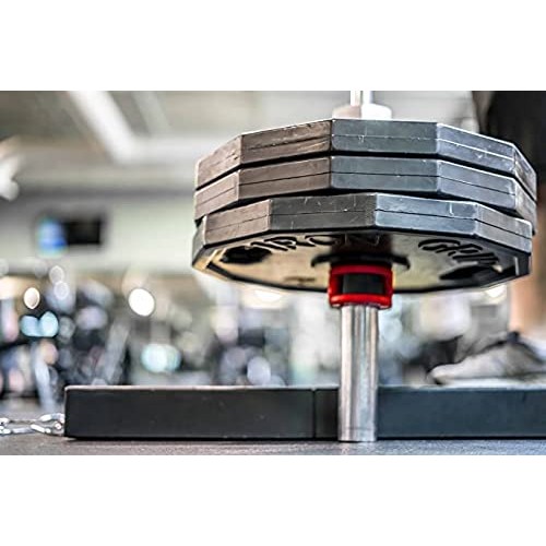 Clout Fitness Olympic Barbell Clamps Collars Quick Release Pair of...