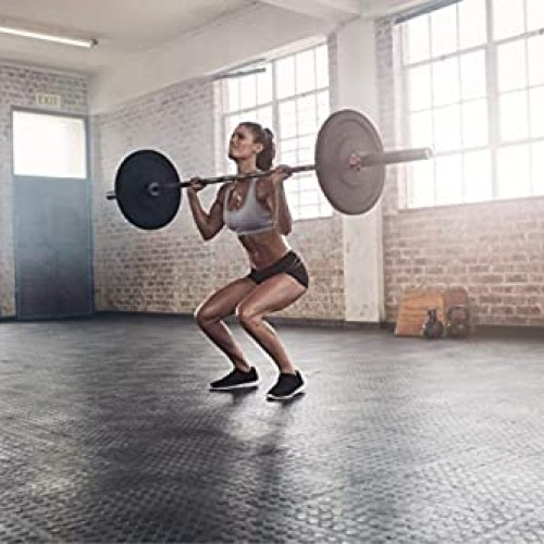 Clout Fitness Olympic Barbell Clamps Collars Quick Release Pair of...