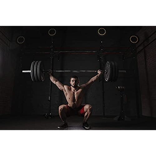 Clout Fitness Olympic Barbell Clamps Collars Quick Release Pair of...