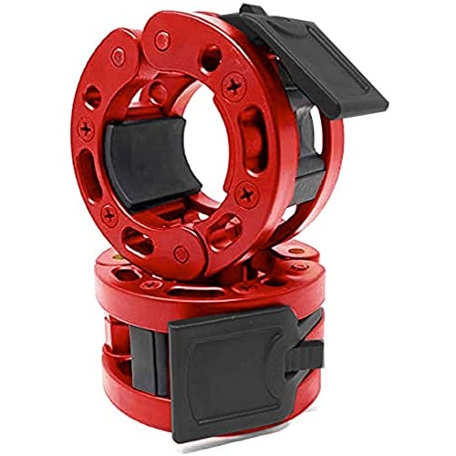 Clout Fitness Olympic Barbell Clamps Collars Quick Release Pair of...