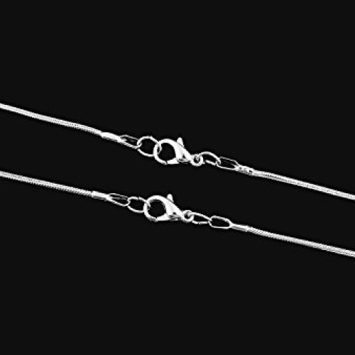 24pcs Chains for Jewelry Making 24 Inch 925 Sterling Silver Plated...