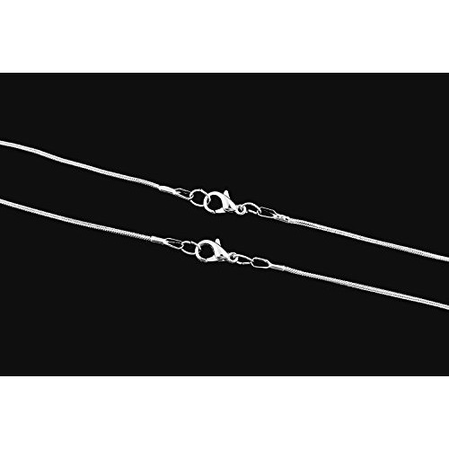 24pcs Chains for Jewelry Making 24 Inch 925 Sterling Silver Plated...