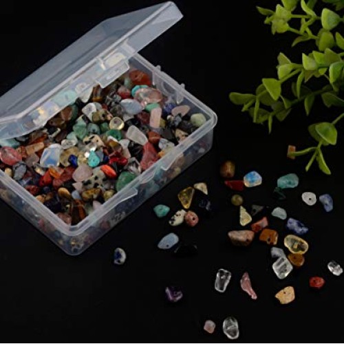 Natural Chip Stone Beads Multicolor 5-8mm About 400 Pieces Irregul...