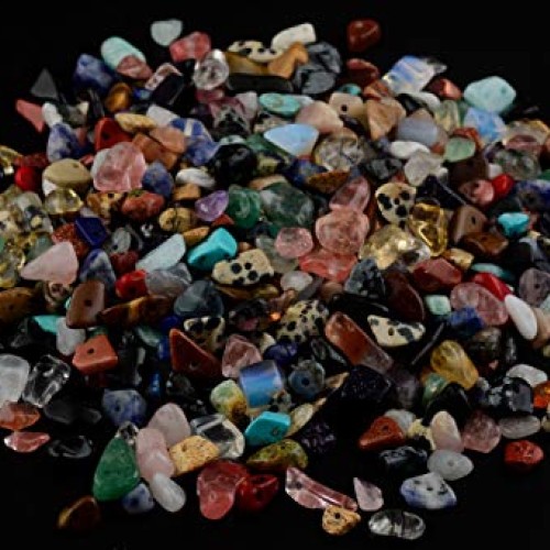 Natural Chip Stone Beads Multicolor 5-8mm About 400 Pieces Irregul...
