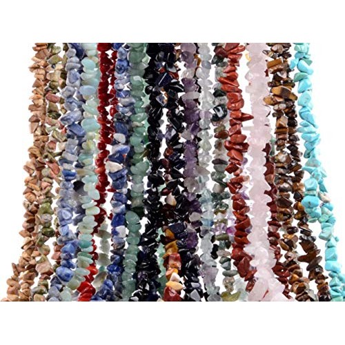 Natural Chip Stone Beads Multicolor 5-8mm About 400 Pieces Irregul...
