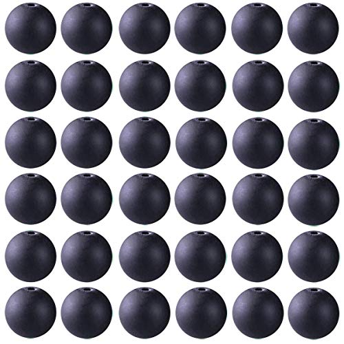 Natural Stone Beads 100pcs 10mm Matte Black Onyx Agate Dull Polish...