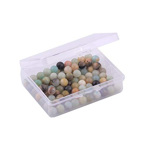 Natural Stone Beads 100pcs 8mm Amazonite Round Genuine Real Stone ...
