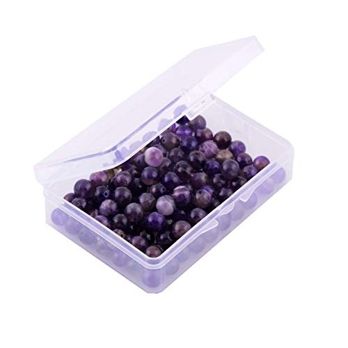 Natural Stone Beads 100pcs 8mm Amethyst Round Genuine Real Stone B...