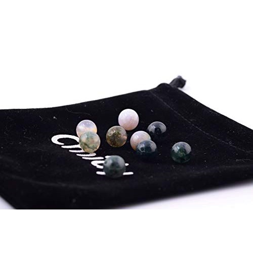 Natural Stone Beads 100pcs 8mm India Agate Round Genuine Real Ston...