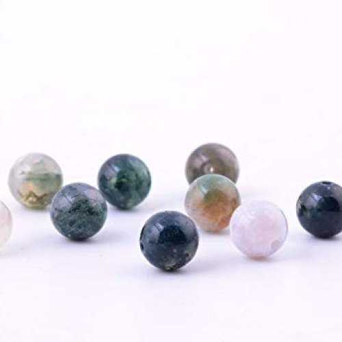 Natural Stone Beads 100pcs 8mm India Agate Round Genuine Real Ston...