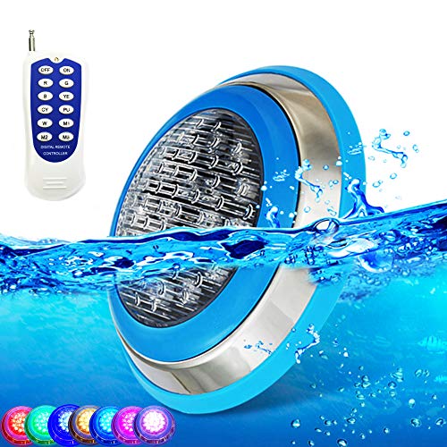CNBRIGHTER LED Underwater Swimming Pool Lights,54W RGB Color Chang...