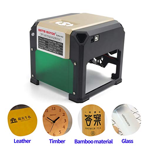 3000mw Engraving Machine mini Desktop Printer machine USB Port CNC...