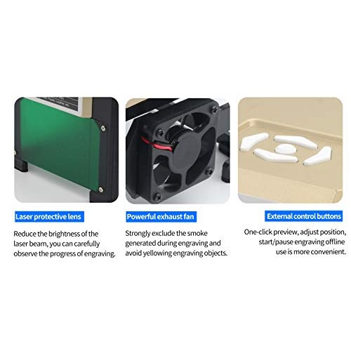3000mw Engraving Machine mini Desktop Printer machine USB Port CNC...