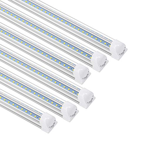 4FT LED Shop Light - 40W 5200Lm 6500K Super Bright White, Integr...