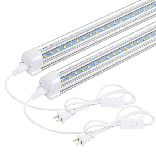 T8 LED Light Fixture -2FT 1680lm 14W Under Cabinet Lighting, 6500k...