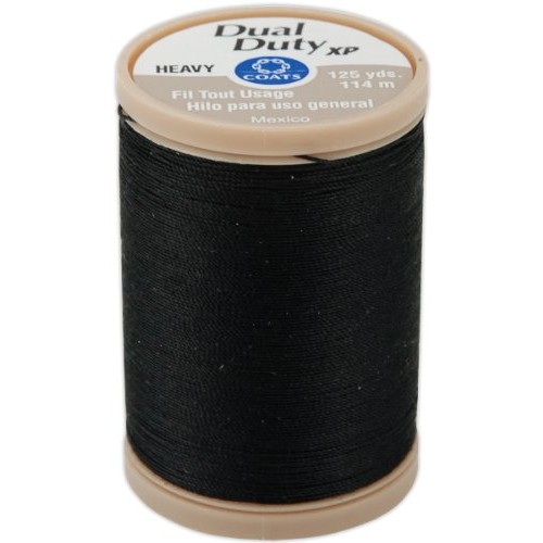 COATS & CLARK S950-0900 Dual Duty XP Heavy Thread, 125-Yard, Black