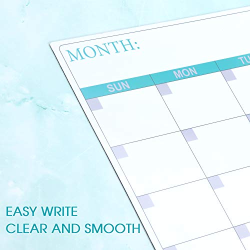 Magnetic Dry Erase Fridge Calendar - Magnetic Calendar for Refrige...