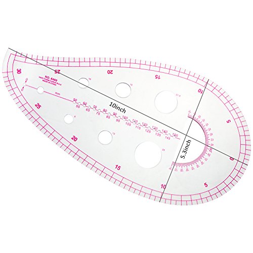 COCODE Sewing Tools 4 Stlye Sew French Curve Metric Shaped Ruler M...