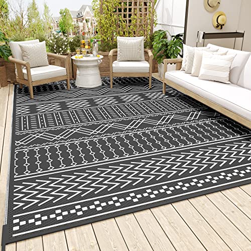 Outdoor Rug Carpet Waterproof 5x8ft Patio Rug Mat Indoor Outdoor A...