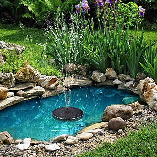 Cocofit 2021 3W Solar Fountain Pump for Bird Bath, Upgraded Fix Fl...