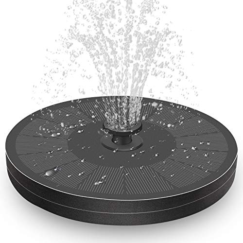 Cocofit 2021 3W Solar Fountain Pump for Bird Bath, Upgraded Fix Fl...