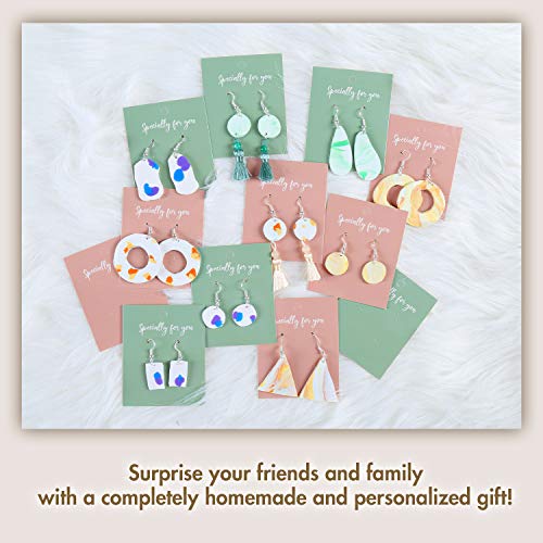 Complete Polymer Clay Starter Kit, DIY Crafts Clay Jewelry Dish fo...