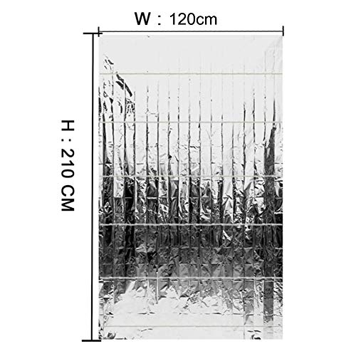 6 Pack High Silver Reflective Mylar Films Foil Sheets for Garden G...