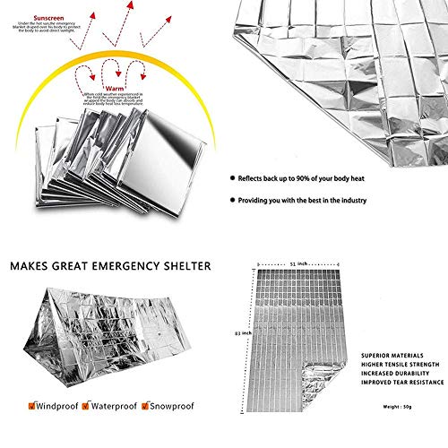 6 Pack High Silver Reflective Mylar Films Foil Sheets for Garden G...