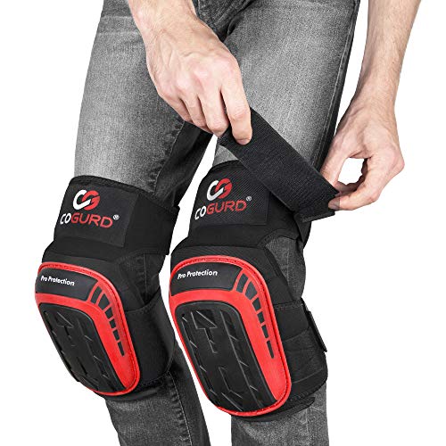 COGURD Professional Gel Knee Pads for Work Construction, Gardening...
