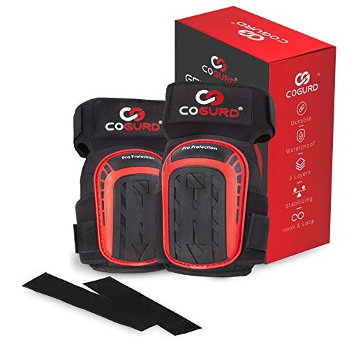 COGURD Professional Gel Knee Pads for Work Construction, Gardening...