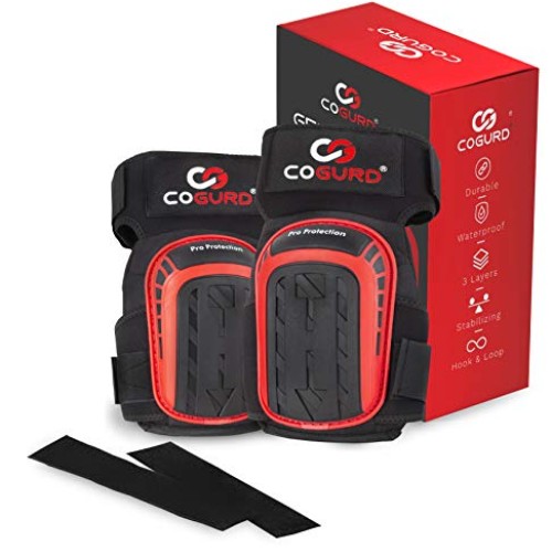 COGURD Professional Gel Knee Pads for Work Construction, Gardening...